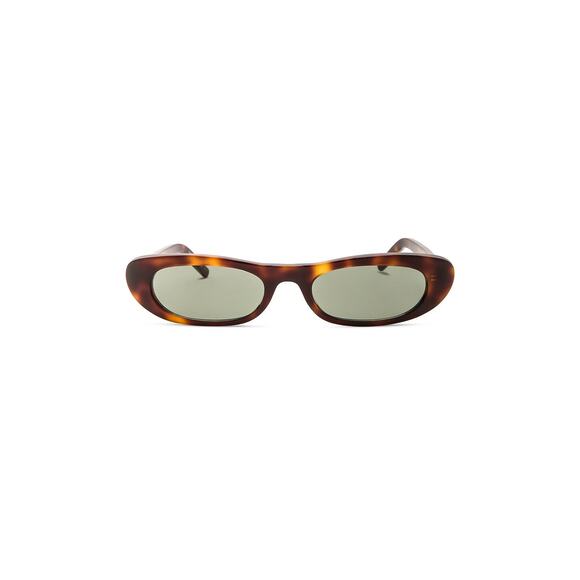 Saint Laurent Sl 557 Brown Acetate Shade Sunglasses Size OS - Picture 1 of 6